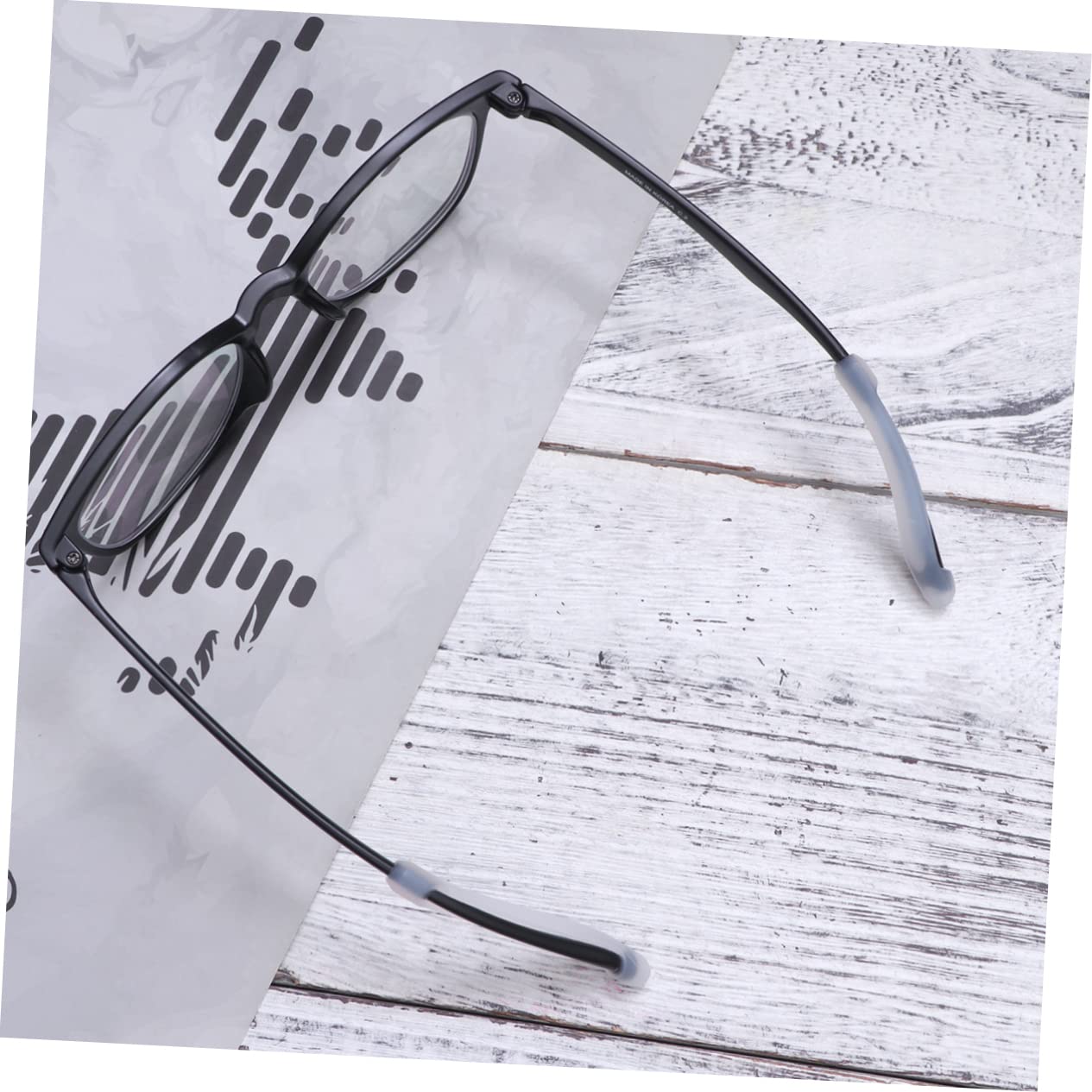 **Angoily Silicone Glasses Temple Tips - Non-Slip Replacement Legs & Ear Hooks for Eyeglasses - Pack of 20 (White) - Perfect for Reading, Driving, and Daily Comfort**