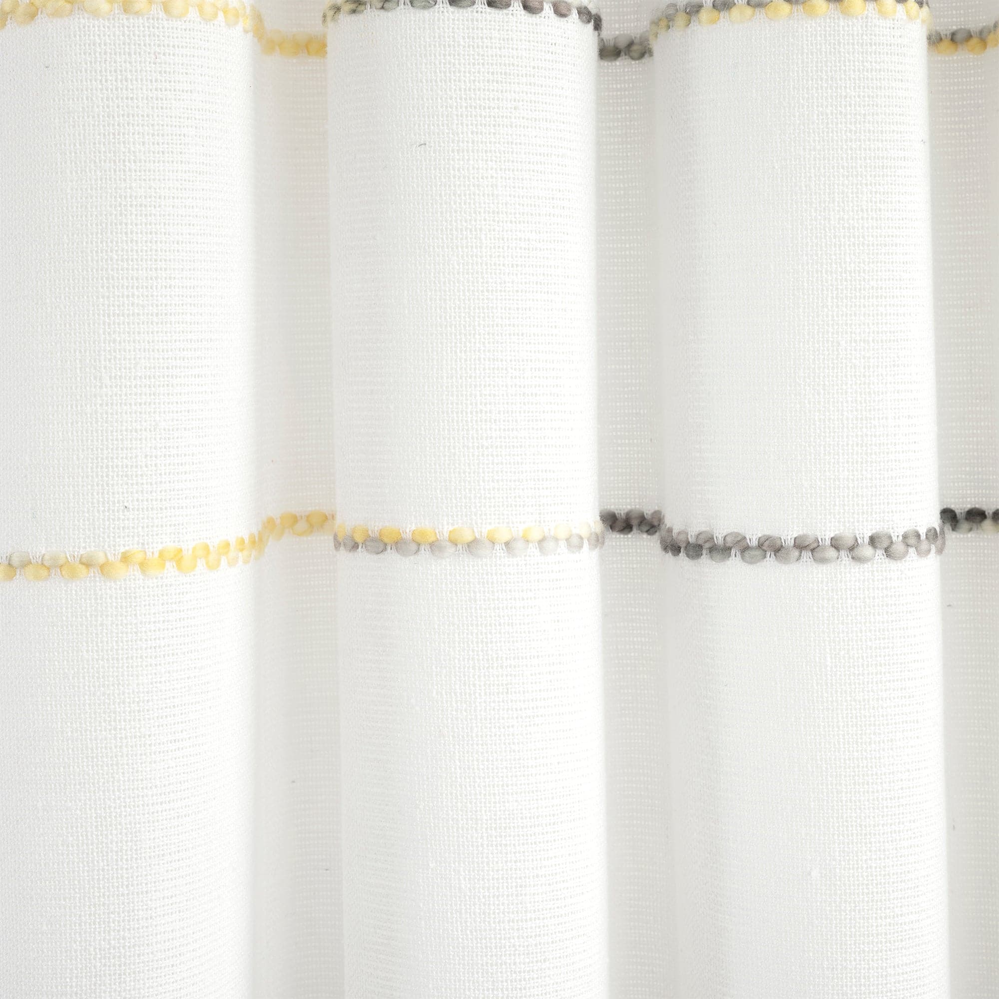 Farmhouse Boho Stripe Woven Tassel Window Curtains - Yarn Dyed Recycled Cotton Blend Panel Set (2 Pack) for Living Room, Bedroom & Dining Room Decor