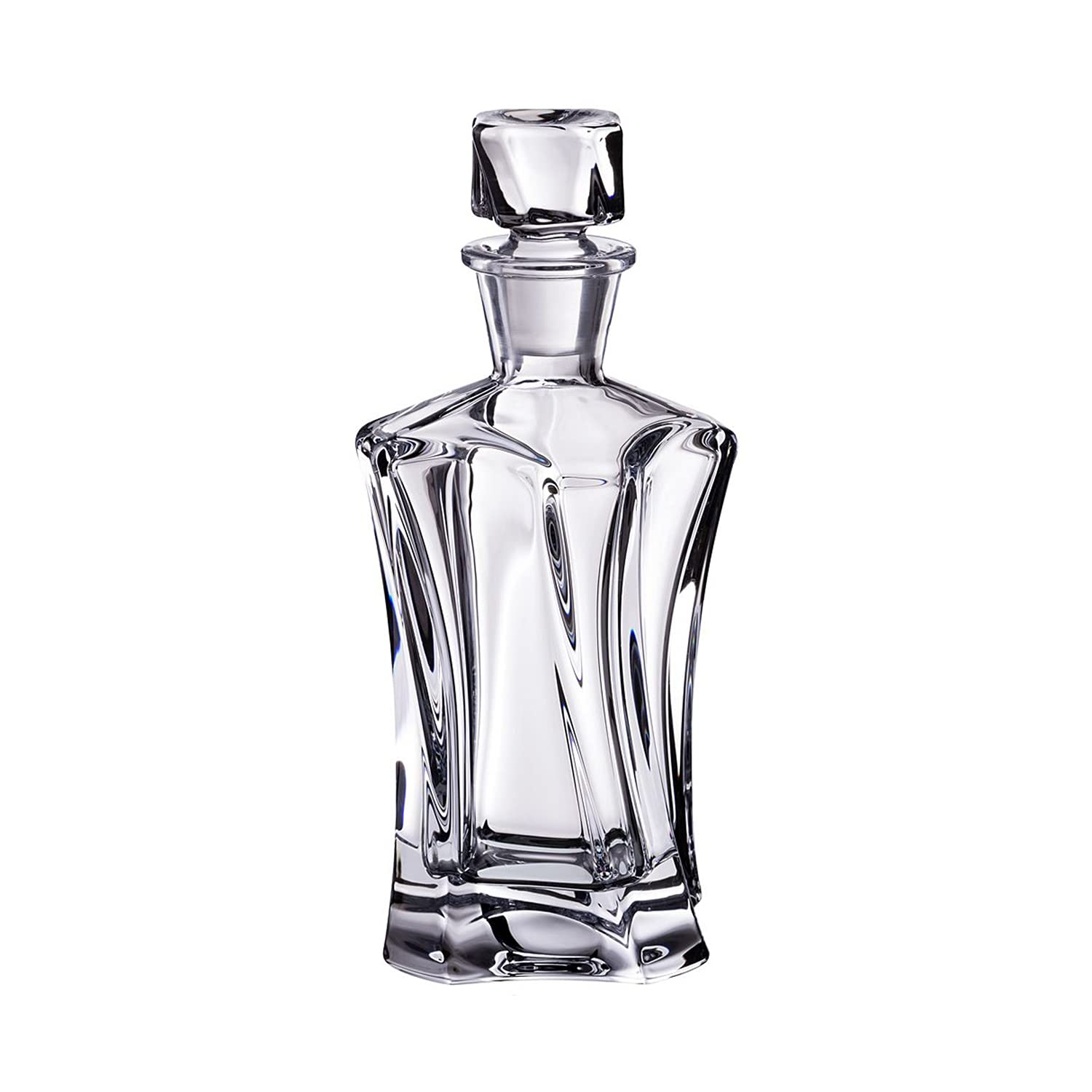 Handmade Modern Crystal Decorative Bottle - Cooper Collection | Elegant Home Decor for Living Room, Dining Table & Wedding Centerpieces