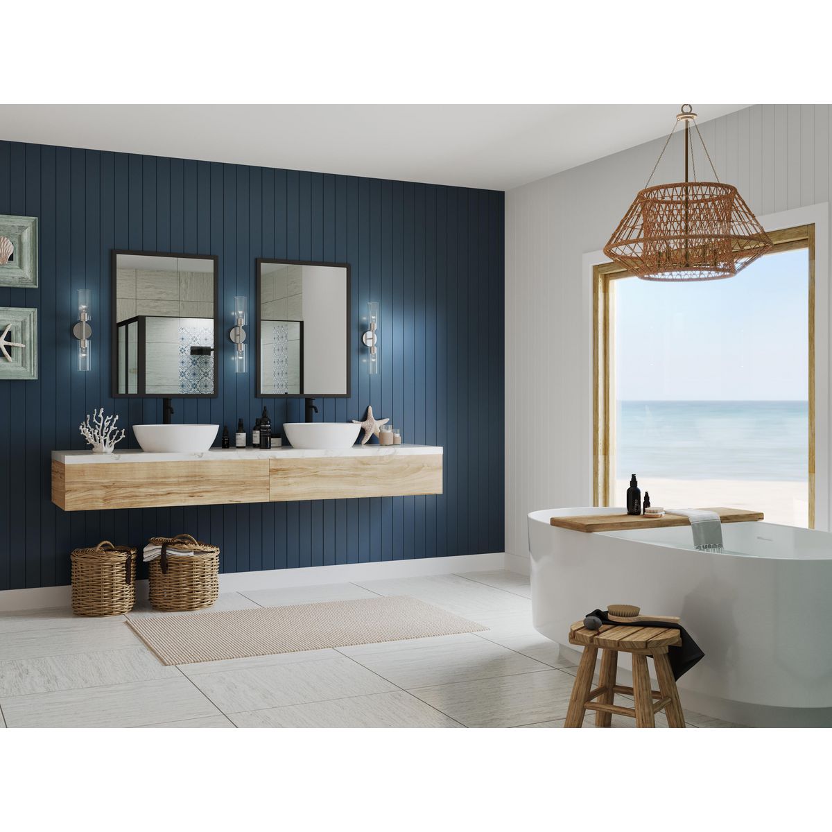 Cofield Collection Two Light Wall Bracket - Modern Sconce Lighting for Bedroom, Living Room & Hallway - Adjustable Arm Wall Mounted Fixture