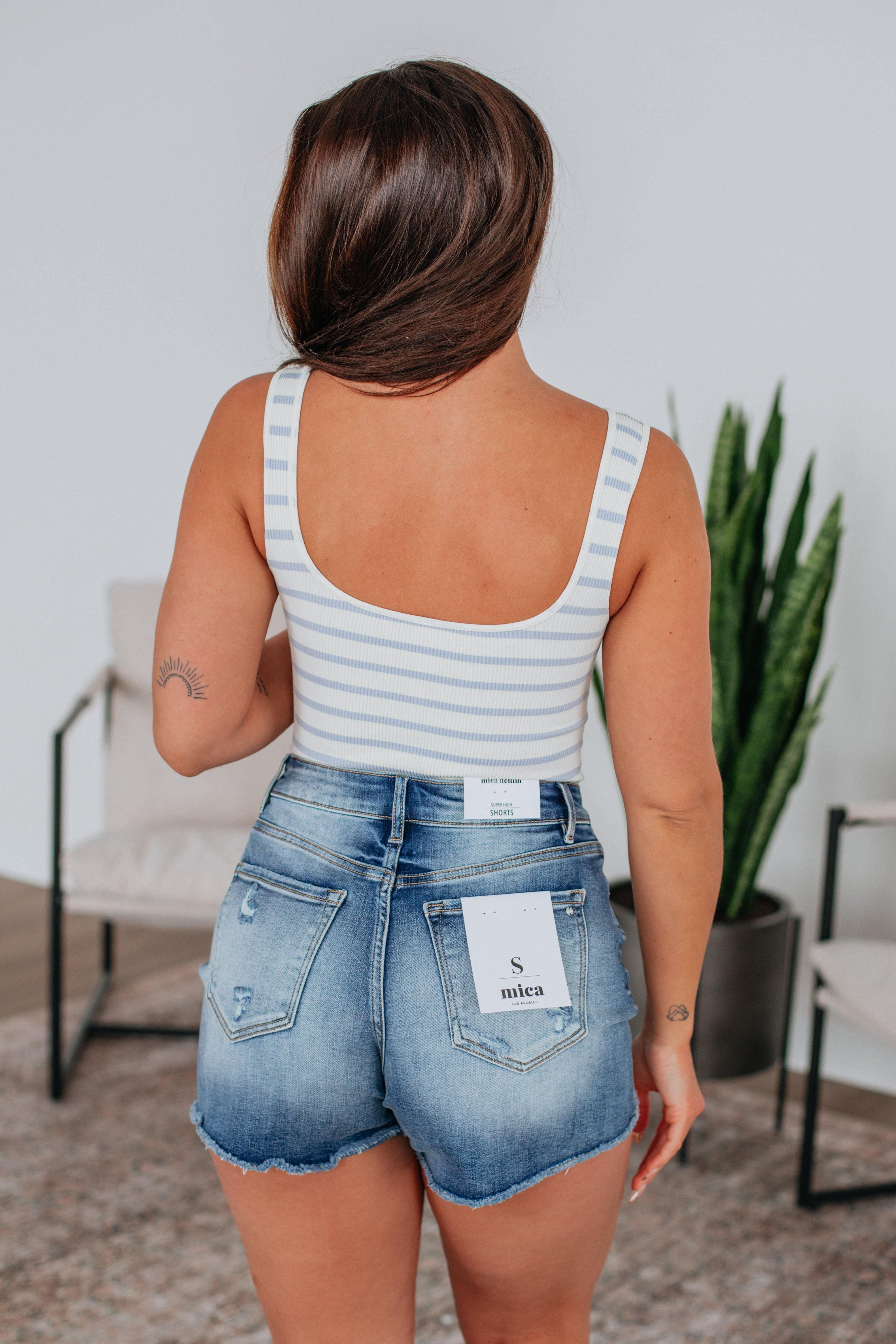Cornflower Blue Bodysuit for Women - Comfortable Stretchy All-Purpose Outfit for Workout, Layering & Everyday Wear