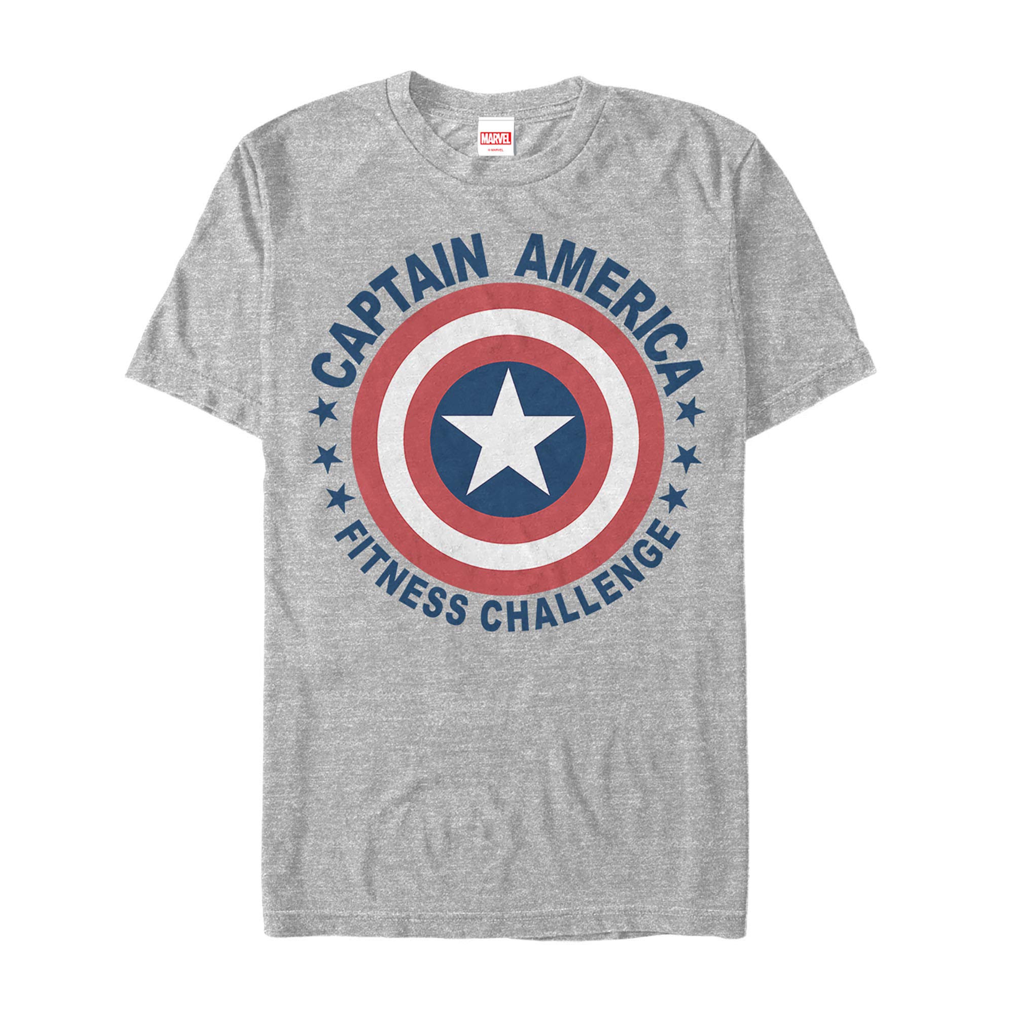 Marvel Captain America Shield Graphic T-Shirt for Men - Superhero Fitness & Workout Tee - Perfect for Gym, Running, and Comic Conventions
