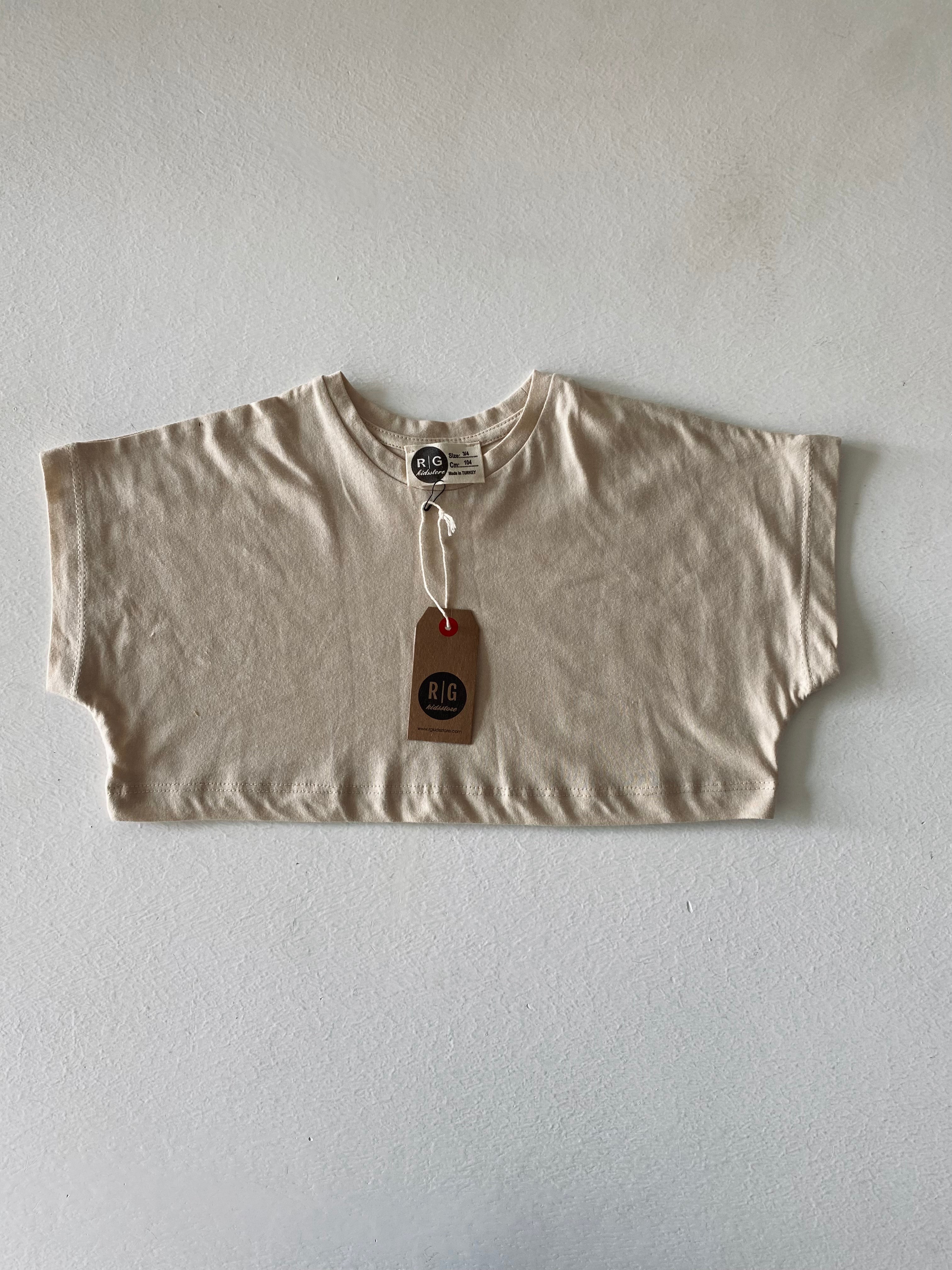 Girls Crop T-Shirt for Ages 3-9 | Soft Cotton Casual Top for Kids | Perfect for Playdates, School & Summer Outfits