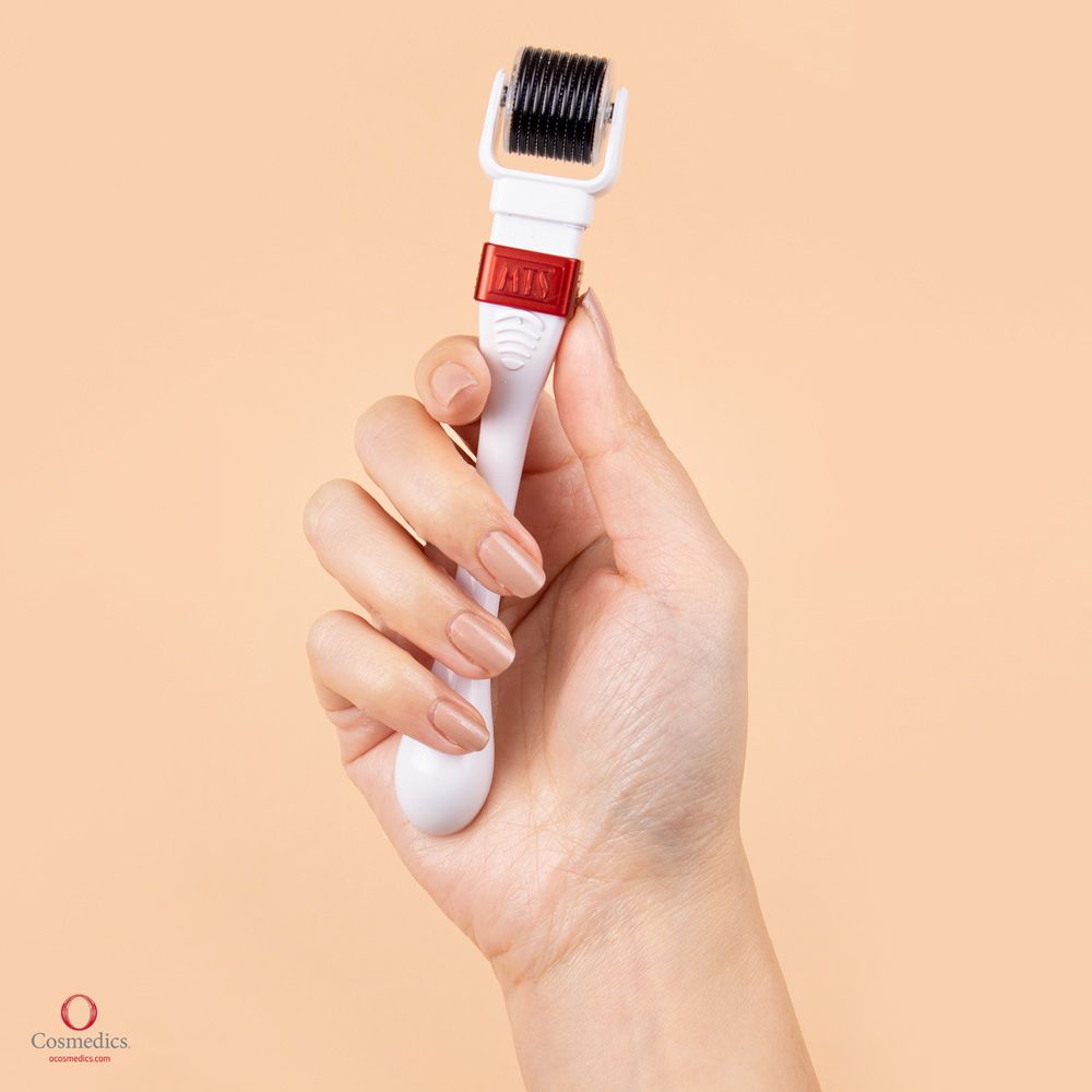 O Skin Inject Derma Roller 0.5mm Microneedle Face Roller for Skin Rejuvenation - Anti-Aging, Wrinkles & Acne Scar Treatment - Perfect for At-Home Skincare Routine & Facial Massage