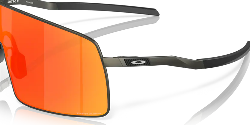 Original Oakley Sutro TI OO6013 0236 Sunglasses - Polarized Sports & Cycling Glasses for Men & Women - UV Protection for Running, Hiking, Outdoor Activities