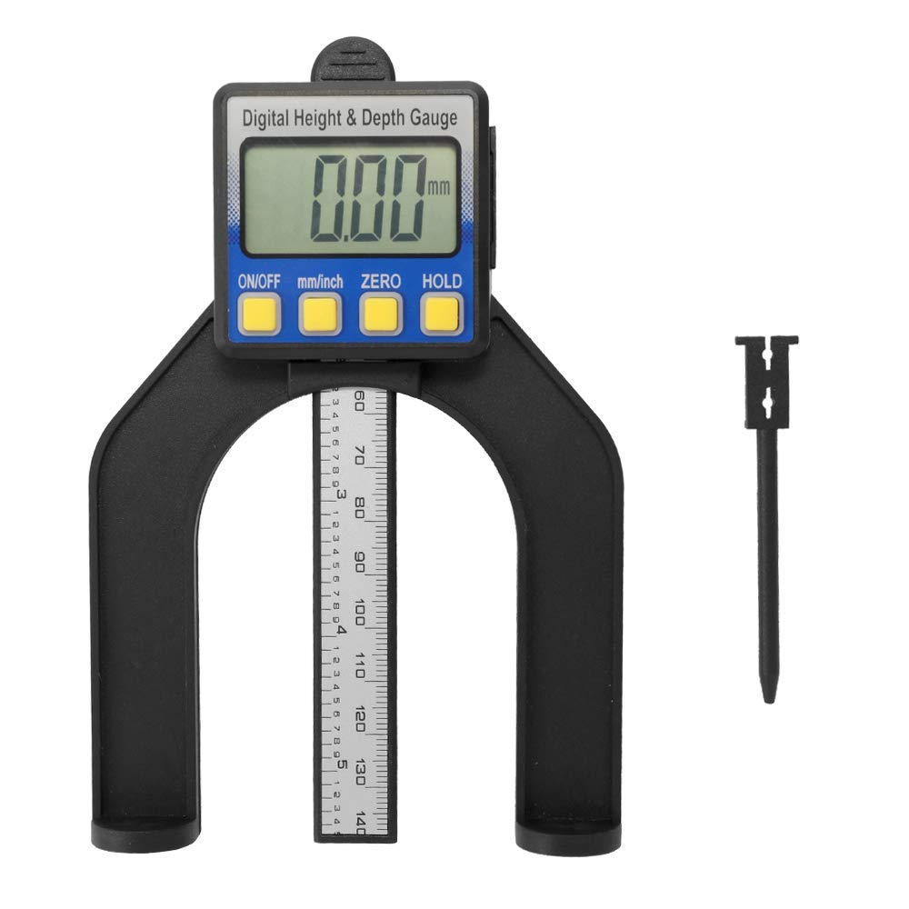 XUXUWA Digital Caliper 0-85mm - High Precision LCD Display Slide Vernier Ruler with Magnetic Base for Height, Depth, and Thickness Measurements - Perfect for DIY Projects, Jewelry Making, and Engineering Work
