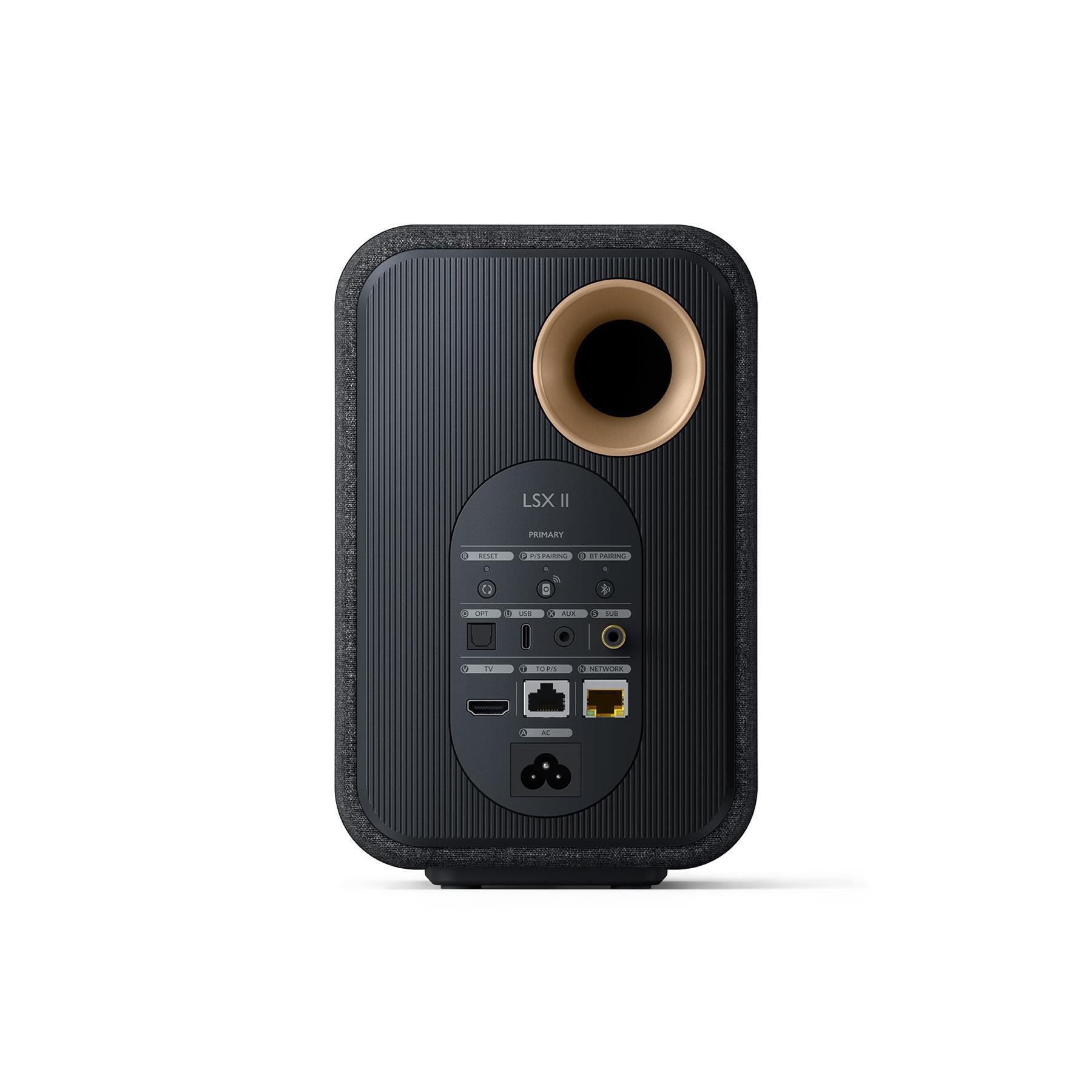 KEF LSX II Wireless HiFi Speakers - Premium Bluetooth Bookshelf Speakers with High Resolution Audio for Home Theater & Music Listening