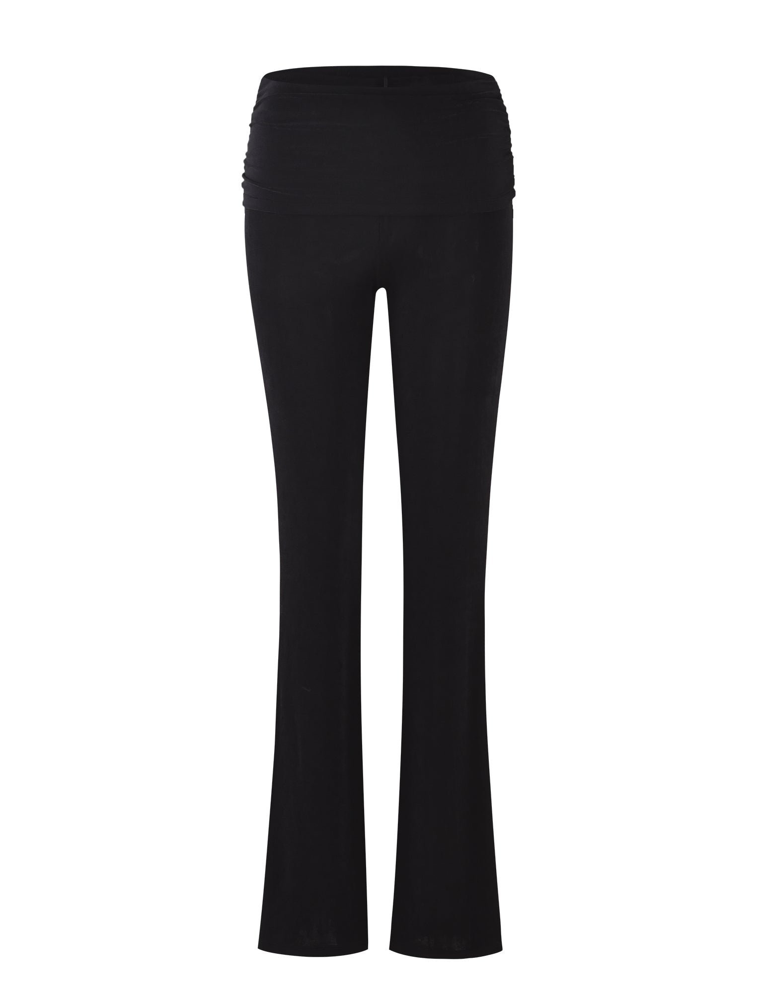 MAKENA PANT - Women's High Waist Black Stretch Pants for Work, Yoga & Everyday Wear | Comfortable & Stylish Casual Trousers