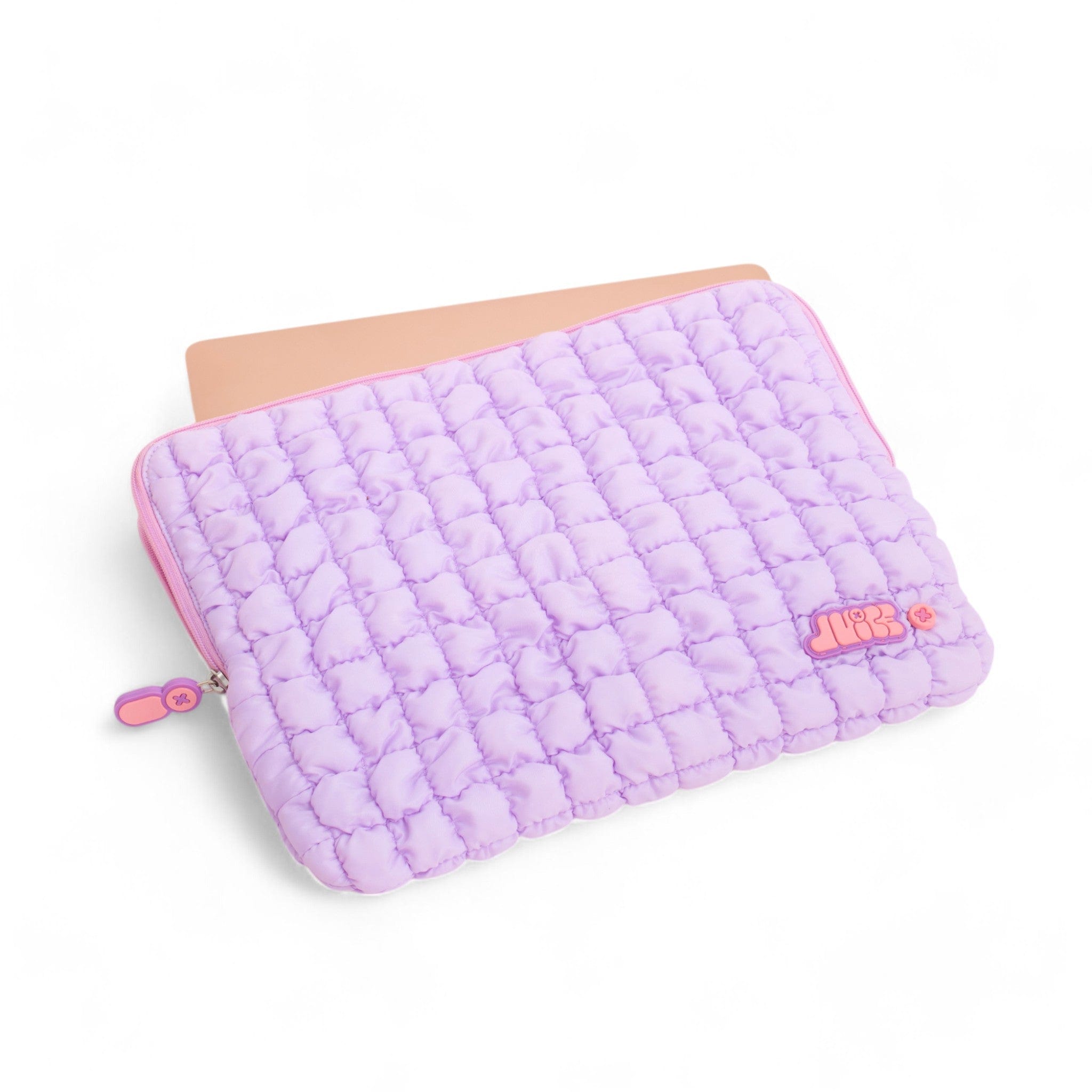 Lilac Bloom Boba Laptop Sleeve Case - 13 Inch Protective Cover for MacBook Air/Pro, Dell, HP - Cute Aesthetic Design for School, Work & Travel