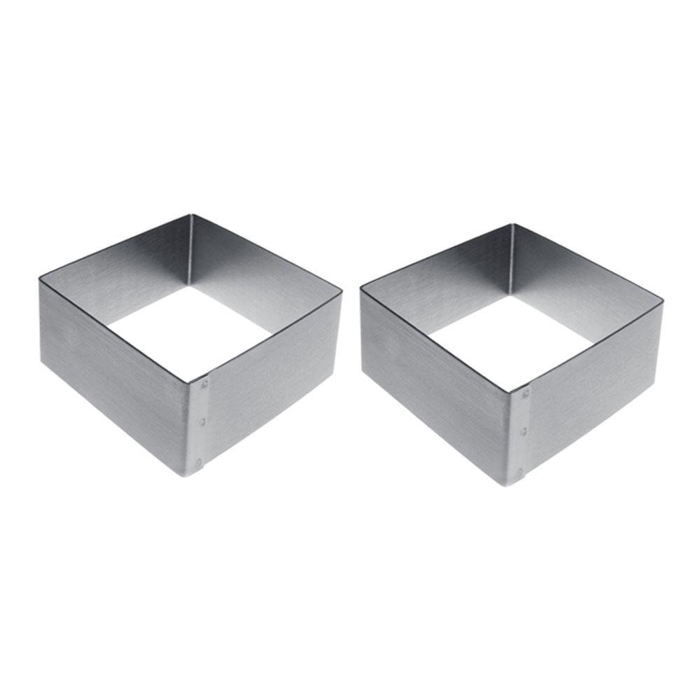 2 3/4 Inch High Diamond Shape Mousse & Entremet Molds - Professional Baking Tools for Desserts, Cakes, and Pastries - Perfect for Home Bakers and Chefs