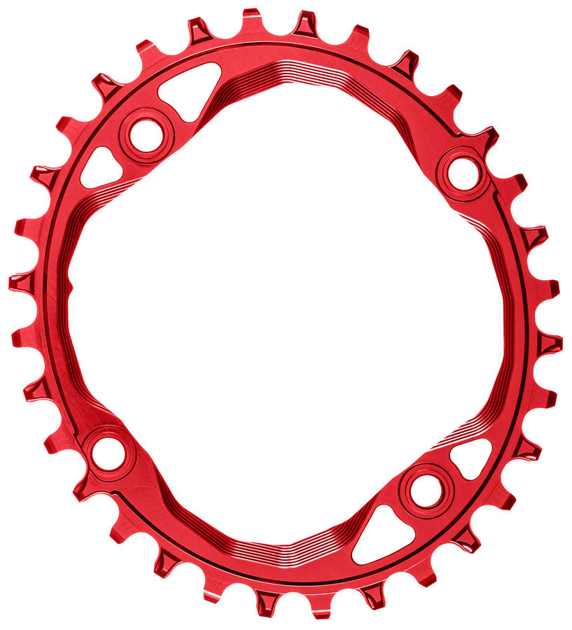 absoluteBLACK Oval Narrow Wide Chainring 32T 104 BCD 4 Bolt for 10/11/12 Speed Bikes - Lightweight Alloy MTB Chainring for Trail, Enduro & Gravel Riding