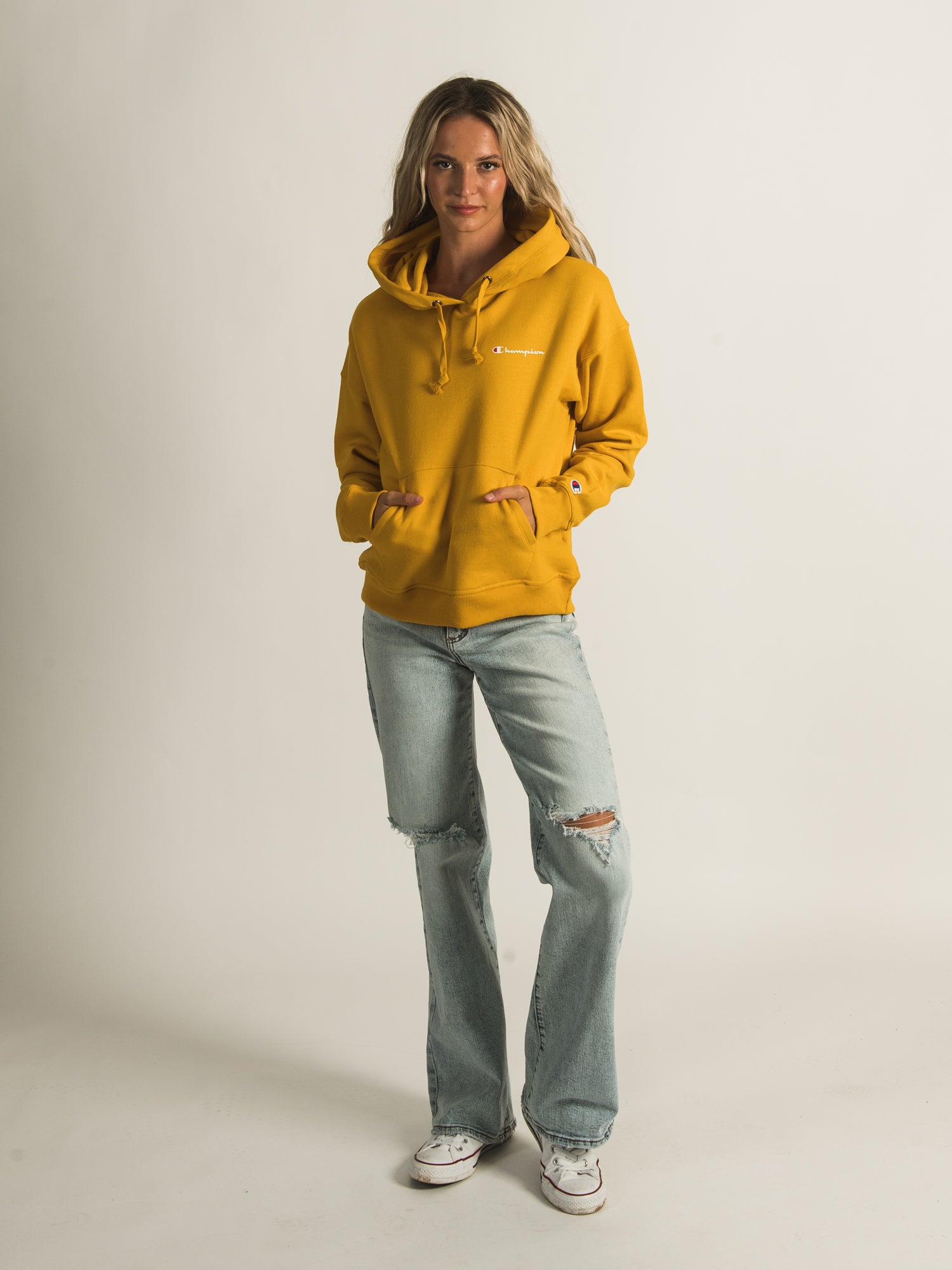 Champion Powerblend Hoodie - Soft & Comfortable Pullover Sweatshirt for Men & Women - Perfect for Gym, Running & Casual Wear