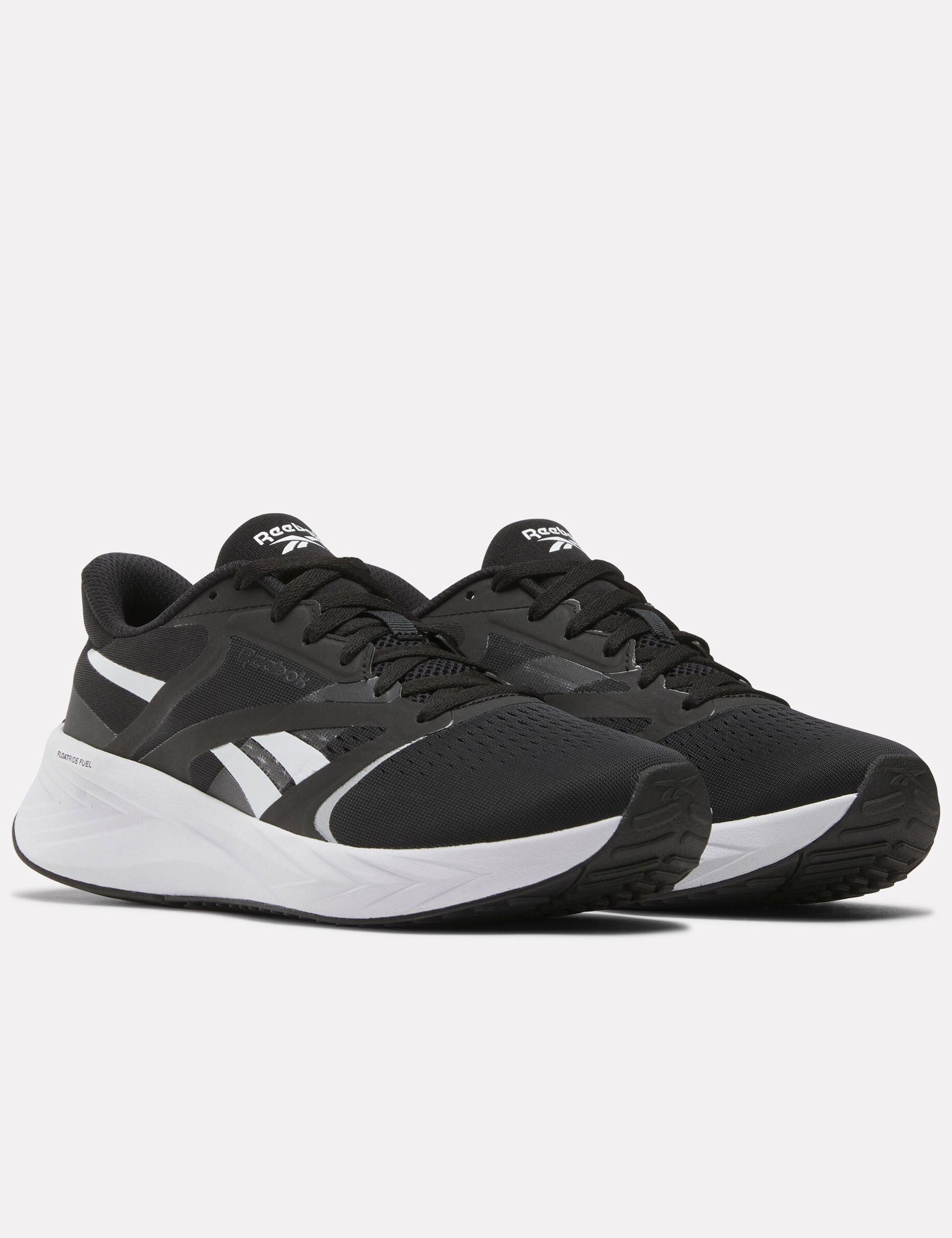 Energen Tech Plus 2 Running Shoes for Men & Women - Lightweight Breathable Athletic Sneakers with Cushioning - Black/White - Perfect for Jogging, Gym Workouts & Daily Wear