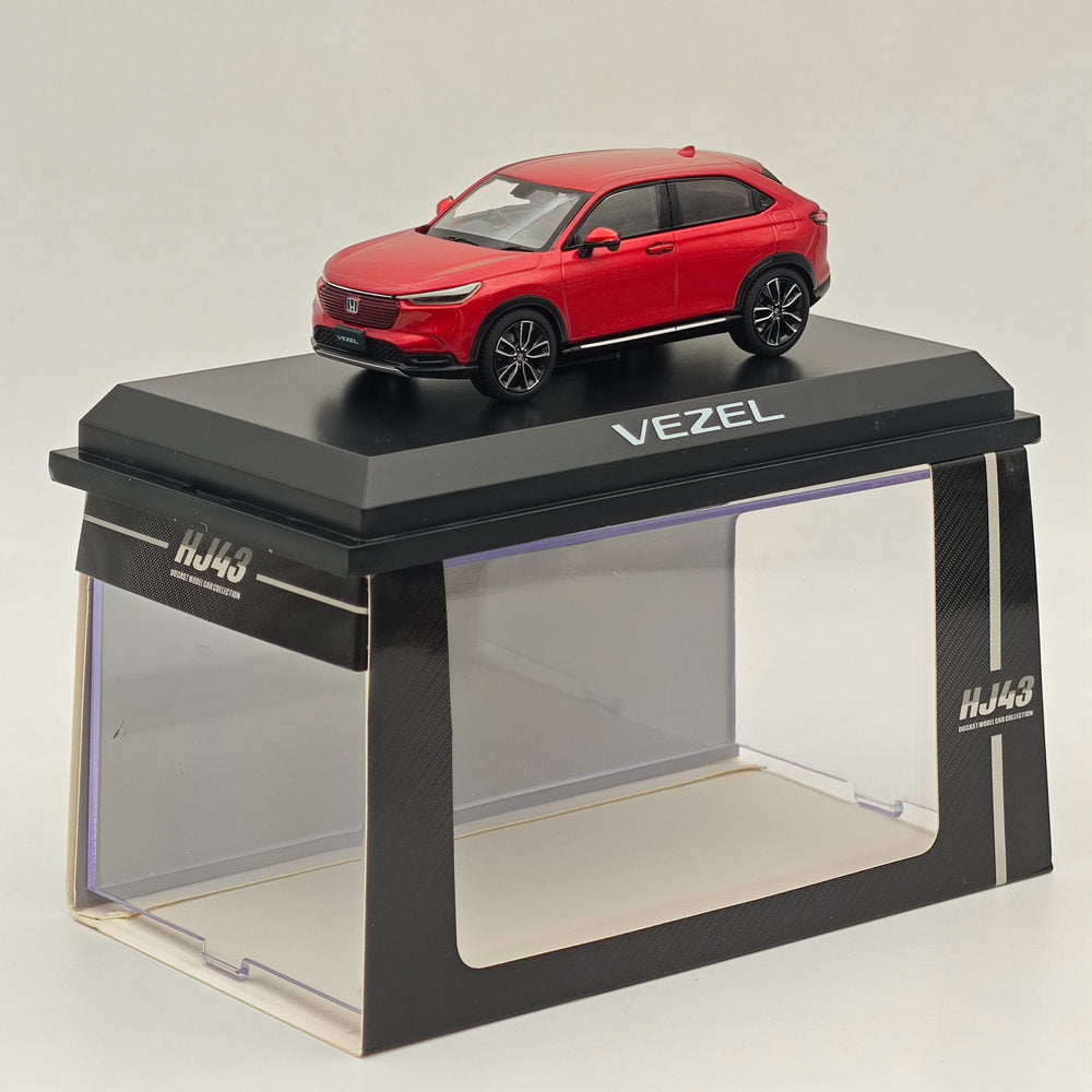1/43 Scale Hobby Japan VEZEL Premium Diecast Model Car - Crystal Red Metallic (HJ431002RM) | Collectible Miniature Vehicle for Display, Gifts & Car Enthusiasts