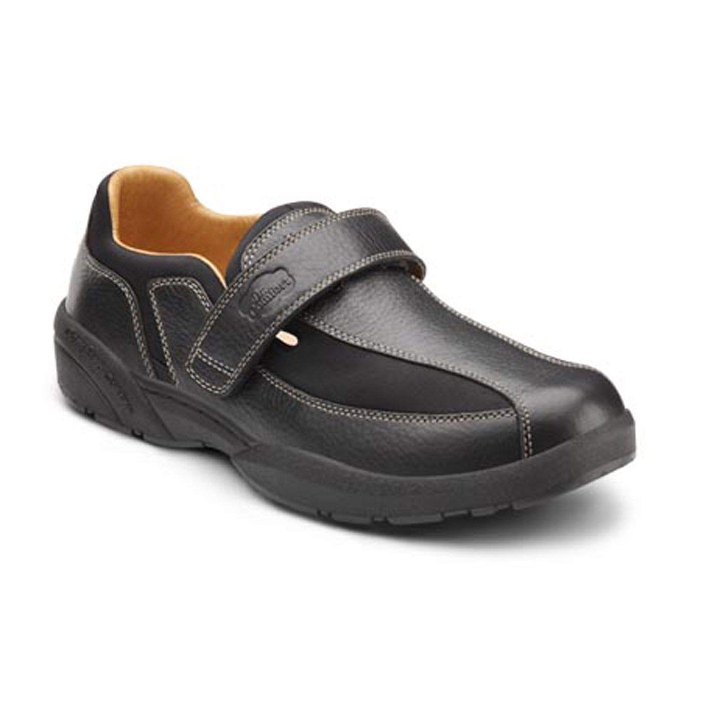 Dr. Comfort Douglas Men's Therapeutic Diabetic Shoes - Extra Depth Leather Walking Shoes with Removable Insoles - Ideal for Foot Pain Relief & Daily Comfort
