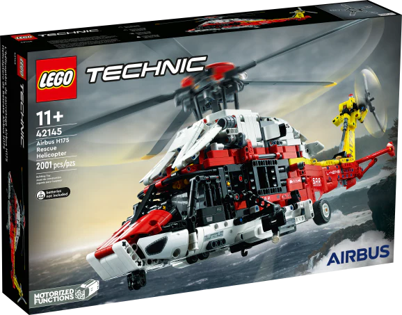 LEGO® Technic™ Airbus H175 Rescue Helicopter Building Set – STEM Toy for Kids & Adults – Perfect for Aviation Enthusiasts & Collectors – Great for Creative Play, Gift Giving & Display