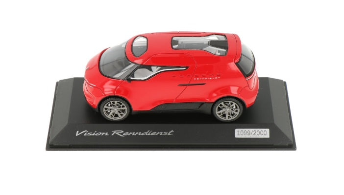 Porsche Vision Renndienst 1:43 Scale Diecast Model Car - Collectible Miniature Vehicle for Display, Gifts & Racing Enthusiasts