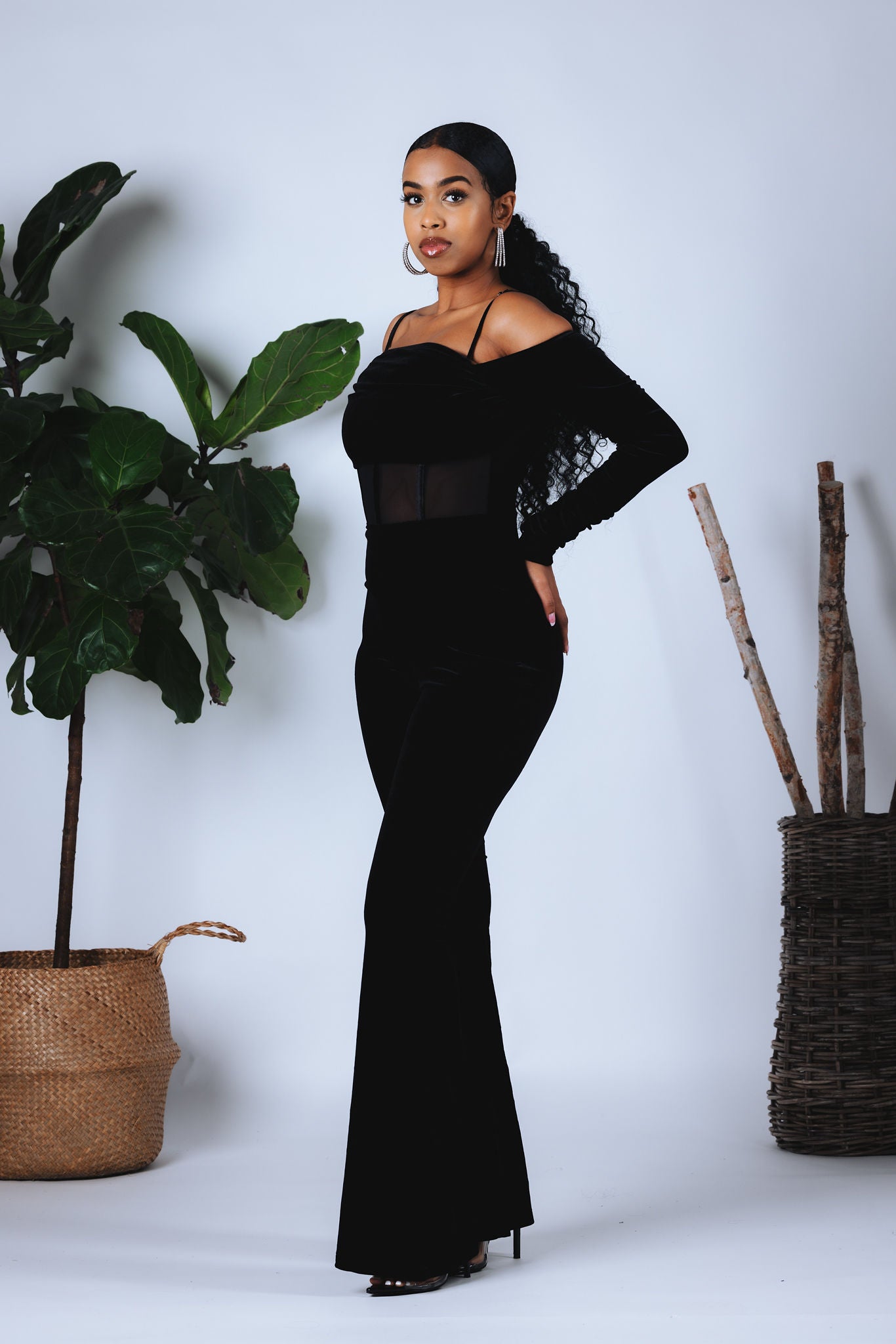 Midnight Vixen Black Lingerie Set - Sexy Lace Underwear for Women | Perfect for Valentine's Day, Anniversary & Romantic Nights