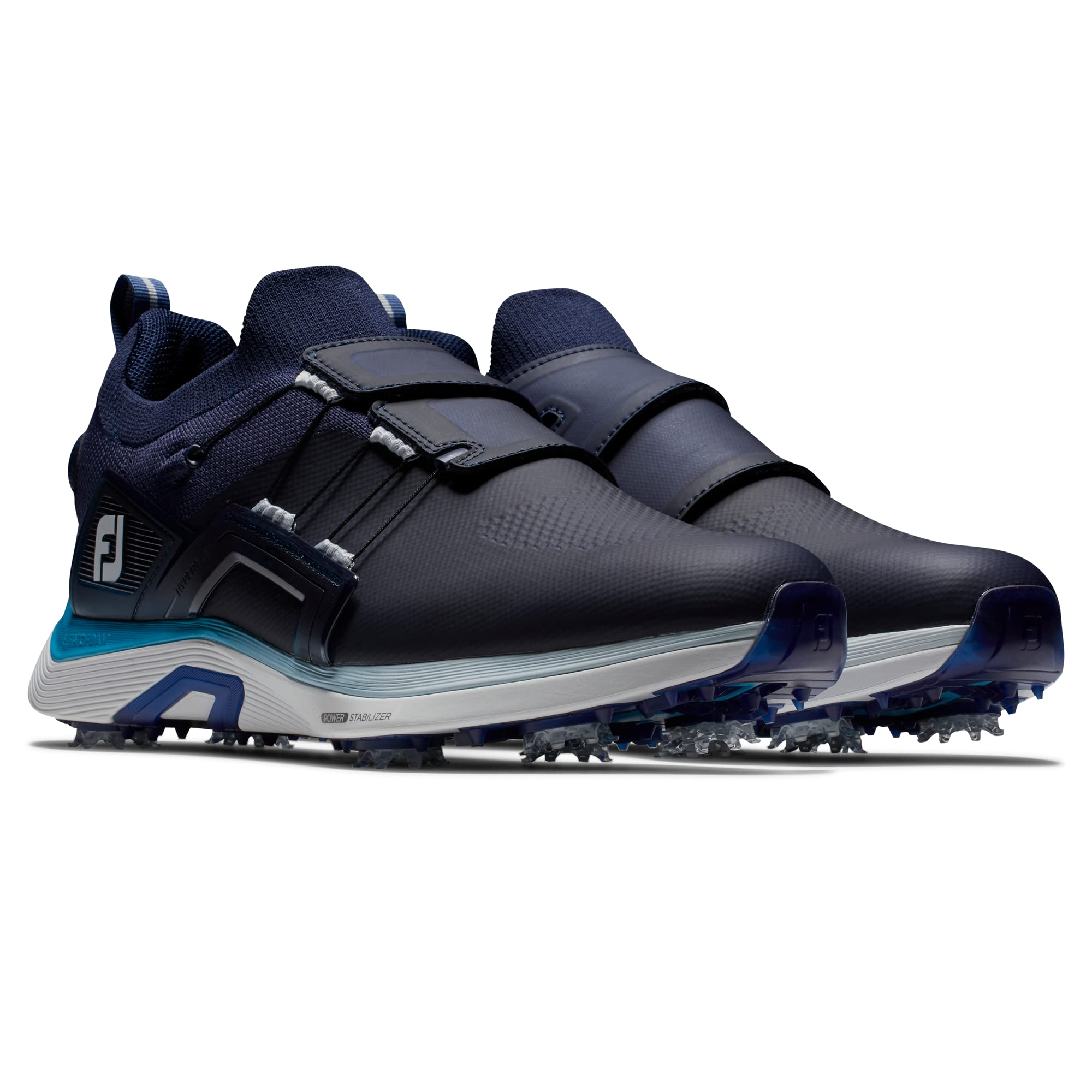 FootJoy Men's Hyperflex Boa Golf Shoes - Waterproof & Breathable Spiked Golf Footwear for Men | Perfect for Walking Courses & Wet Conditions