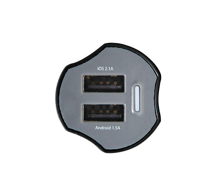Thecoopidea Trumpet Dual USB Car Charger 3.6A Fast Charging - Perfect for Road Trips & Daily Commutes