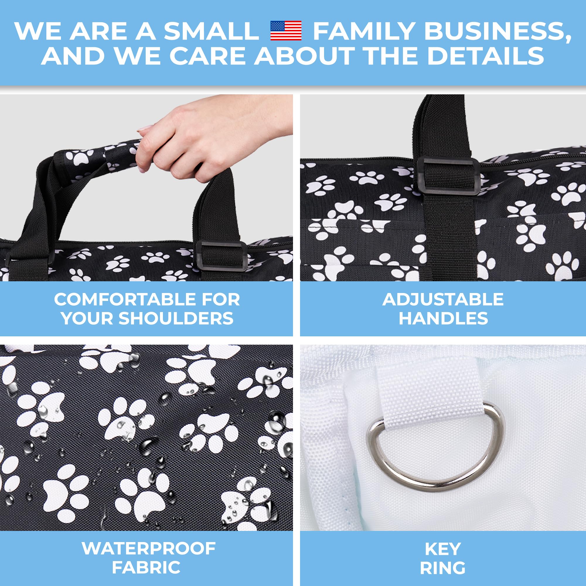SHYLERO Nurse Bag with 21 Pockets - Large Waterproof Medical Tote for Nurses, Doctors & Healthcare Professionals | Perfect for Hospital Shifts, Clinical Work & Daily Organization