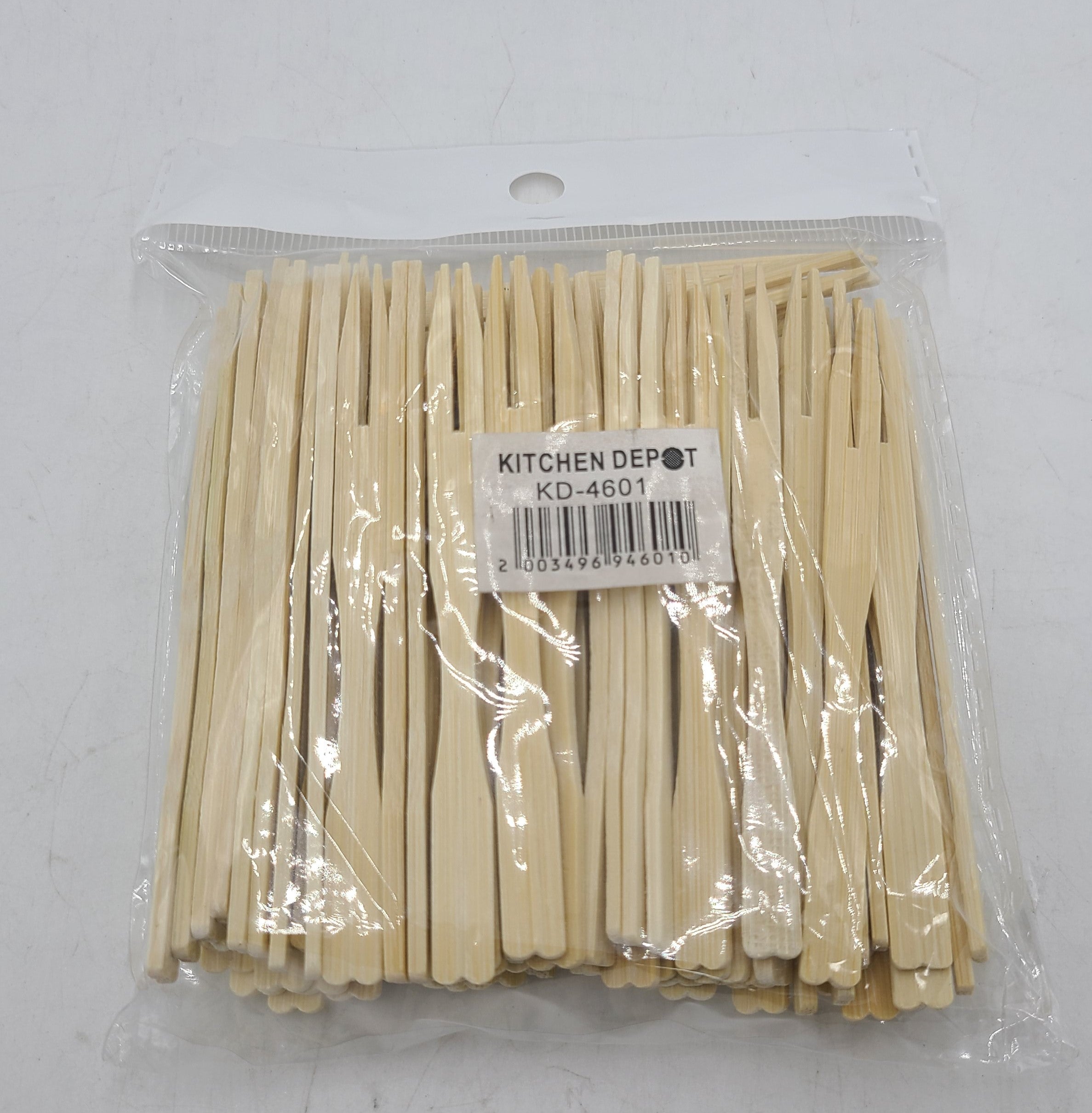3.5 Inch Wooden Snack Forks - 100 Count Bulk Pack - Eco-Friendly Disposable Cutlery for Parties, Picnics, and Catering Events