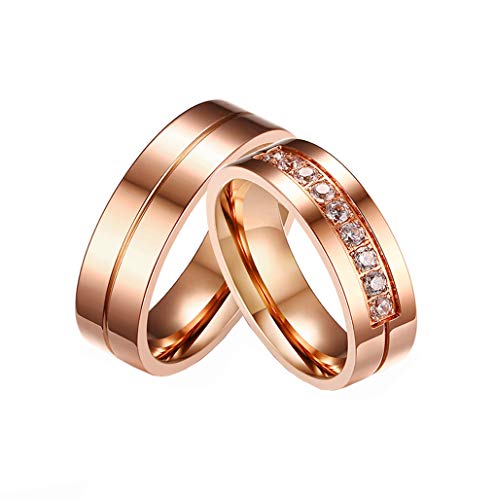 Men Rose Gold without Zirconia