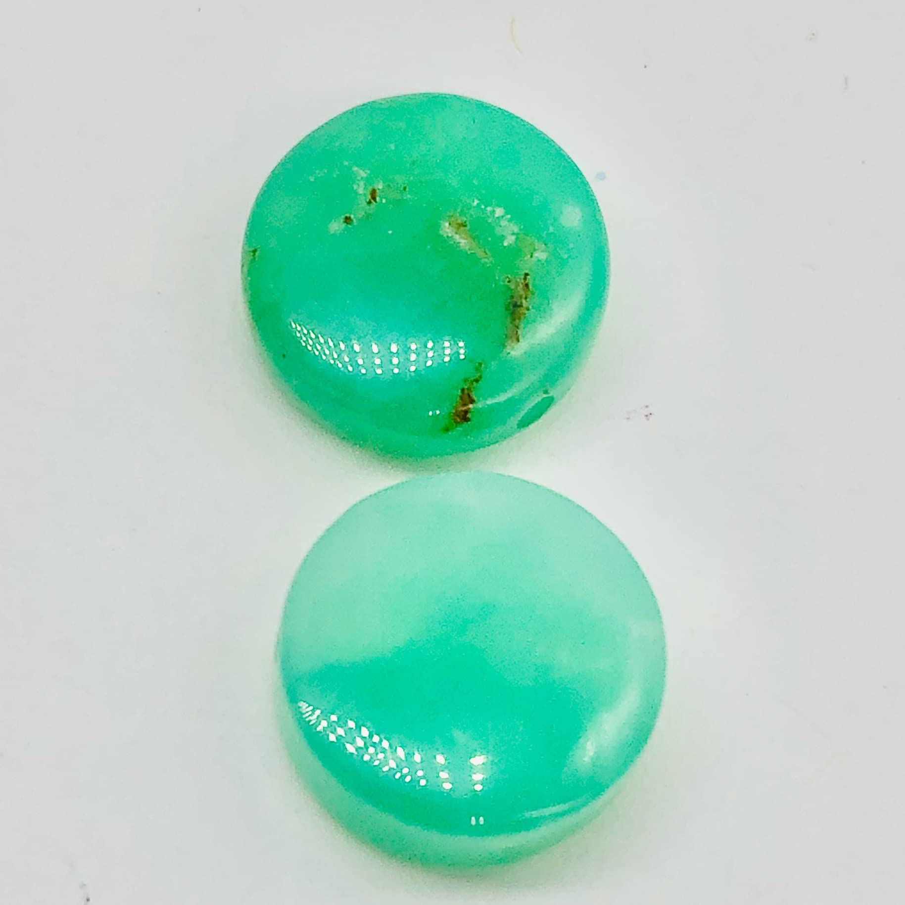 Natural Chrysoprase Agate 12x5mm Coin Beads for Jewelry Making - DIY Bracelet, Necklace & Earring Supplies - Healing Stone Beads for Spiritual Crafts