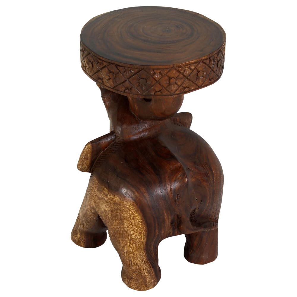 Haussmann® Solid Wood Elephant Stool - 11