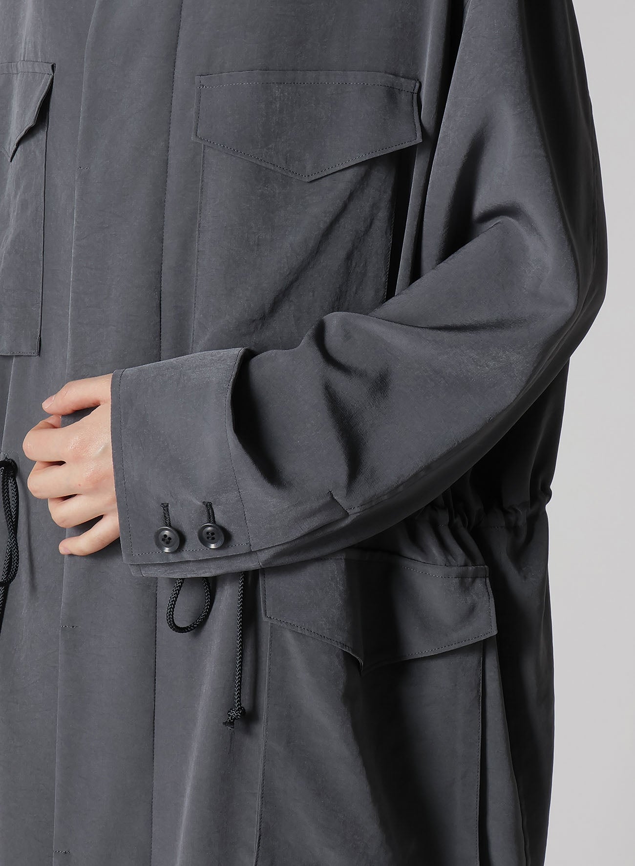 Elegant Crepe de Chine Long Dress with 4 Pockets - Flowy Women's Maxi Dress for Casual Wear, Office & Special Occasions