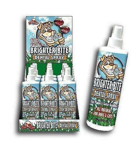 Brighter Bite Dog Dental Spray - Freshens Breath, Removes Plaque & Tartar for Healthy Teeth | Best for Small & Large Dogs | Use Daily for Oral Care at Home or Travel