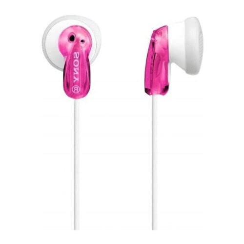 Sony MDR-E9LP/PNK In-Ear Headphones with High-Quality Sound - Perfect for Running, Gym, Travel & Everyday Use