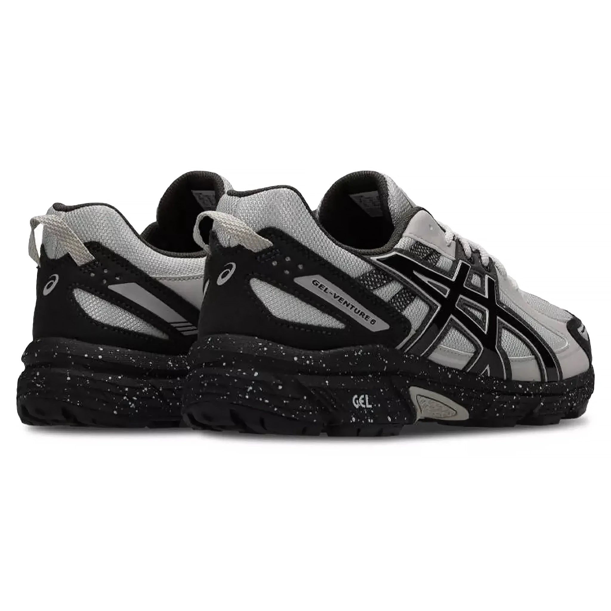 ASICS Gel Venture 6 Running Shoes for Men - Lightweight Trail Running Sneakers with GEL Cushioning (Glacier Grey/Black) - Perfect for Hiking, Jogging & Outdoor Activities