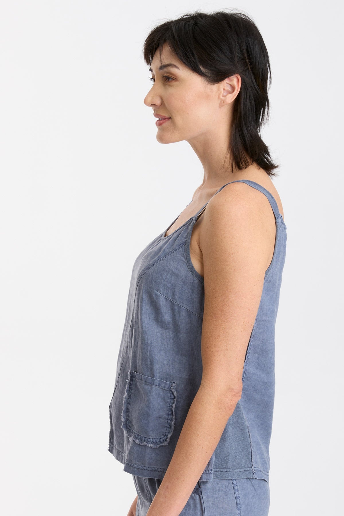 Kiesten Hypnotic Pigment Tank Top - Women's Fashion Casual Sleeveless Shirt for Summer, Beach, and Party Wear