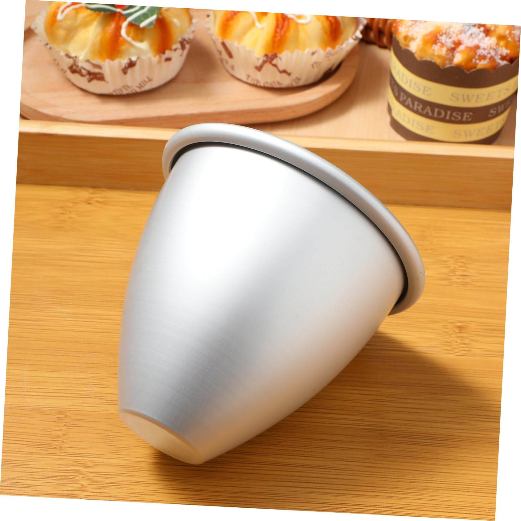 Cabilock 3D Round Semicircle Silicone Cake Molds - Mini Baking Pans for Doll Cakes, Soap Molds & DIY Desserts - Durable Aluminum Alloy Bakeware for Home, Party & Gift Making