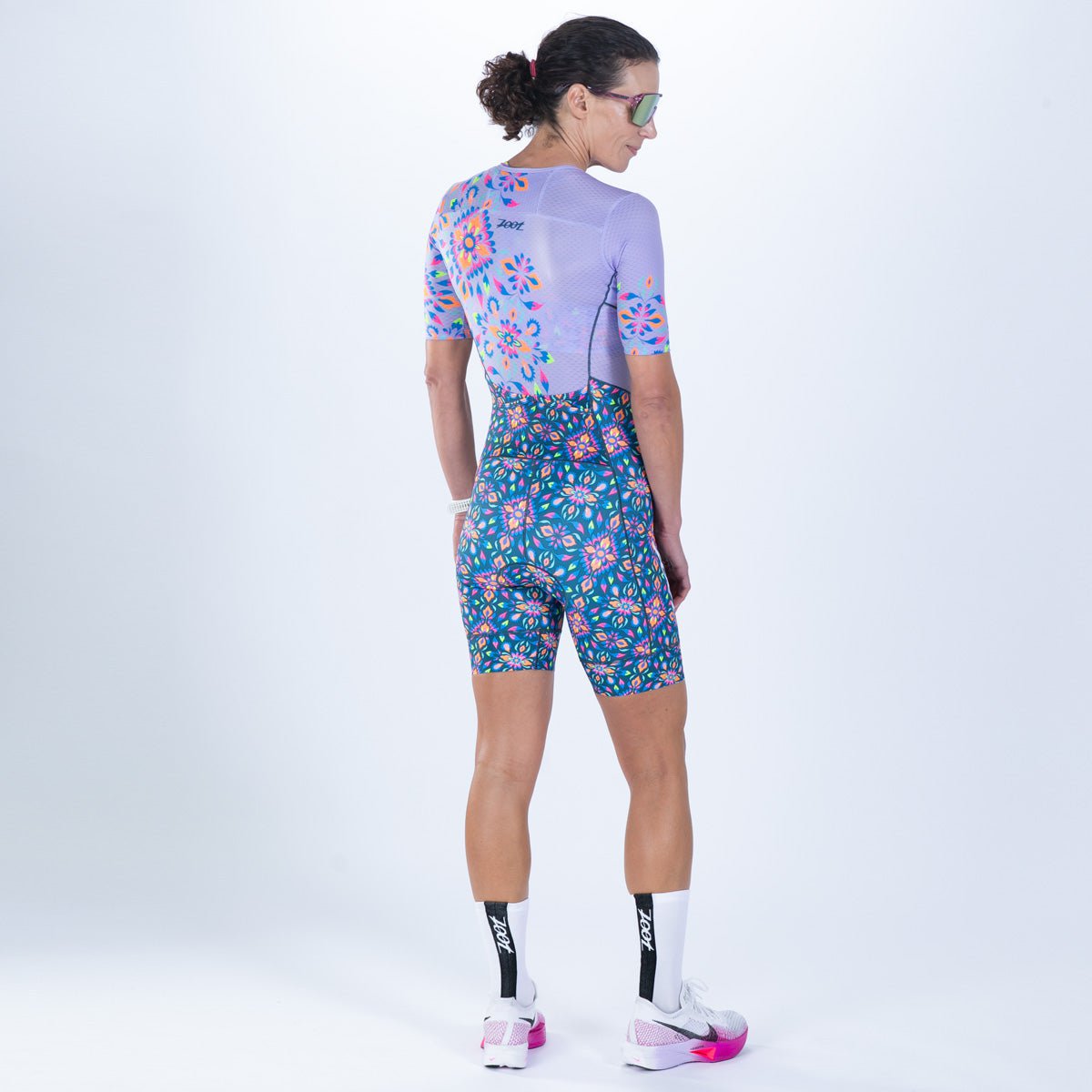 Women's Limited Edition Tri Aero FZ Racesuit - Kaleidoscope Print | High-Performance Triathlon & Cycling Suit for Women | Perfect for Competitions, Training & Endurance Sports