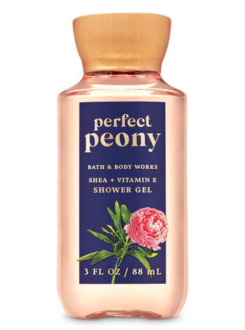 Perfect Peony Travel Size Shower Gel - 3.4oz Floral Scented Body Wash for Women, Moisturizing & Refreshing - Ideal for Gym, Travel & On-the-Go Use