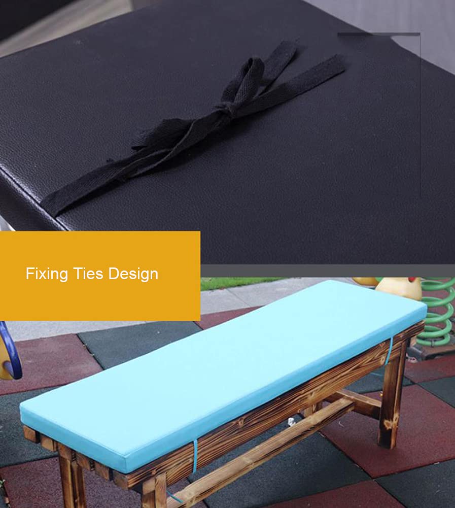 Waterproof Leather Bench Cushion 48