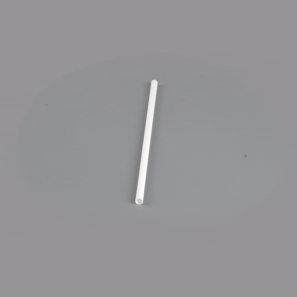 Eco-Friendly Compostable White PLA/PBAT Plastic Straws - 8 1/4 Inch, 100 Count Box - Perfect for Restaurants, Cafes, and Sustainable Parties