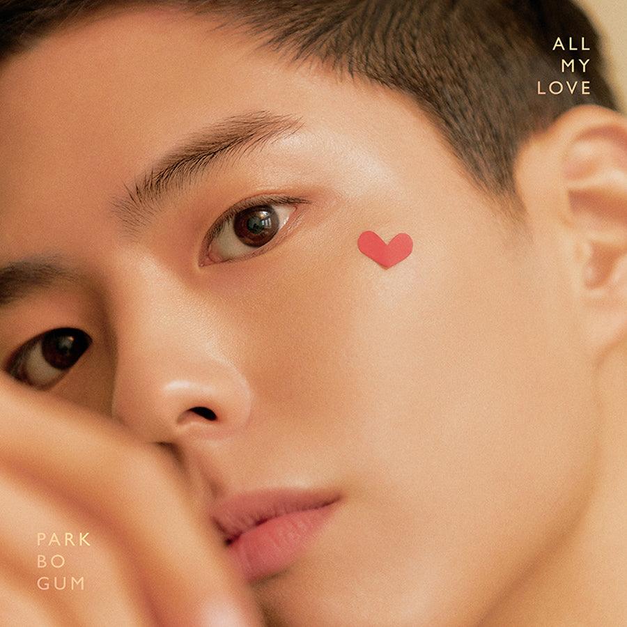 Park Bo Gum Special Single Album 'All My Love' CD & DVD - K-Pop Collectible for Fans, Perfect for Gifts & Home Decor