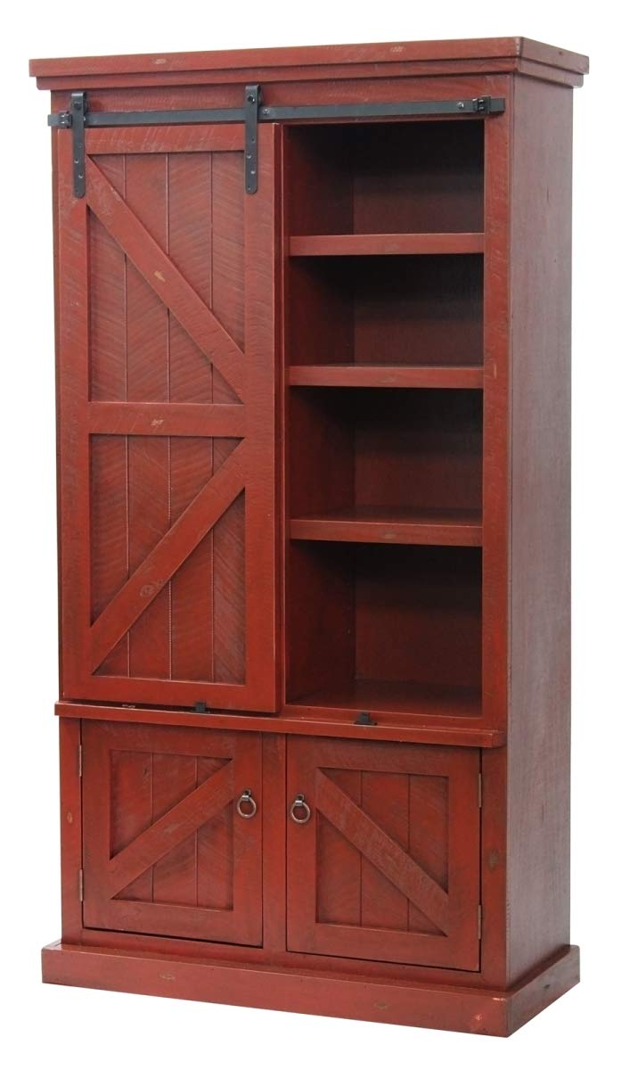 Rustic Winsome Pantry Cabinet - American Heartland 33791LB Light Blue Farmhouse Style Storage for Kitchen, Dining Room & Country Home Decor