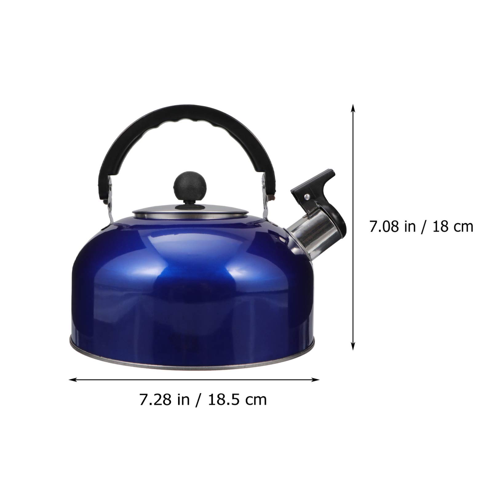Premium Whistling Tea Kettle - Stainless Steel Stovetop Pot with Loud Whistle for Boiling Water - Perfect for Tea, Coffee & Hot Chocolate Making at Home or Office