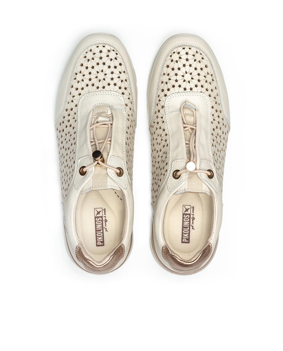 PIKOLINOS Women's Leather Sneakers - Cantabria Style | Comfortable & Stylish for Casual Wear, Walking & Everyday Use
