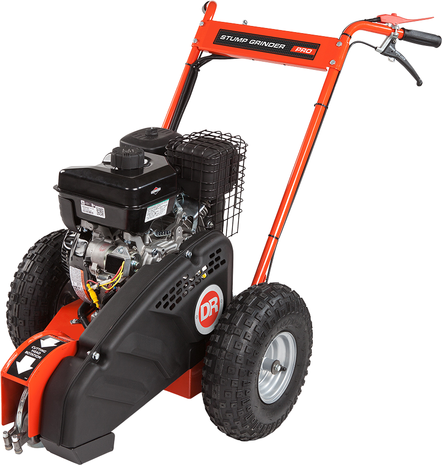 DR Power PRO CE Stump Grinder 306cc Electric Start ST45114BENC - Heavy Duty Tree Stump Removal for Landscaping, Yard Cleanup & Property Maintenance