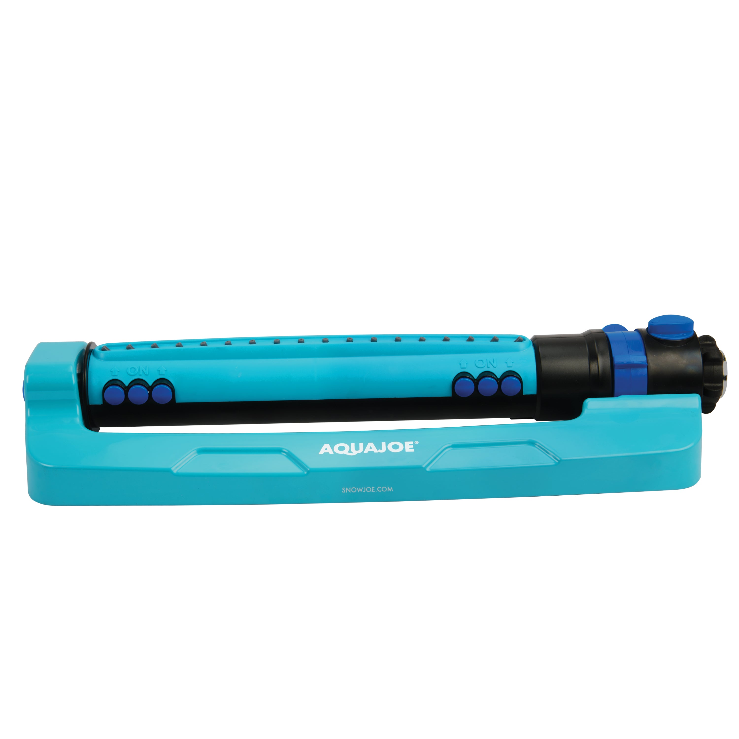 Aqua Joe AJ OMS18 TRB Heavy-Duty Metal Base Oscillating Lawn Sprinkler - Adjustable Water Coverage up to 4500 sq ft | Perfect for Large Yards, Gardens & Landscaping