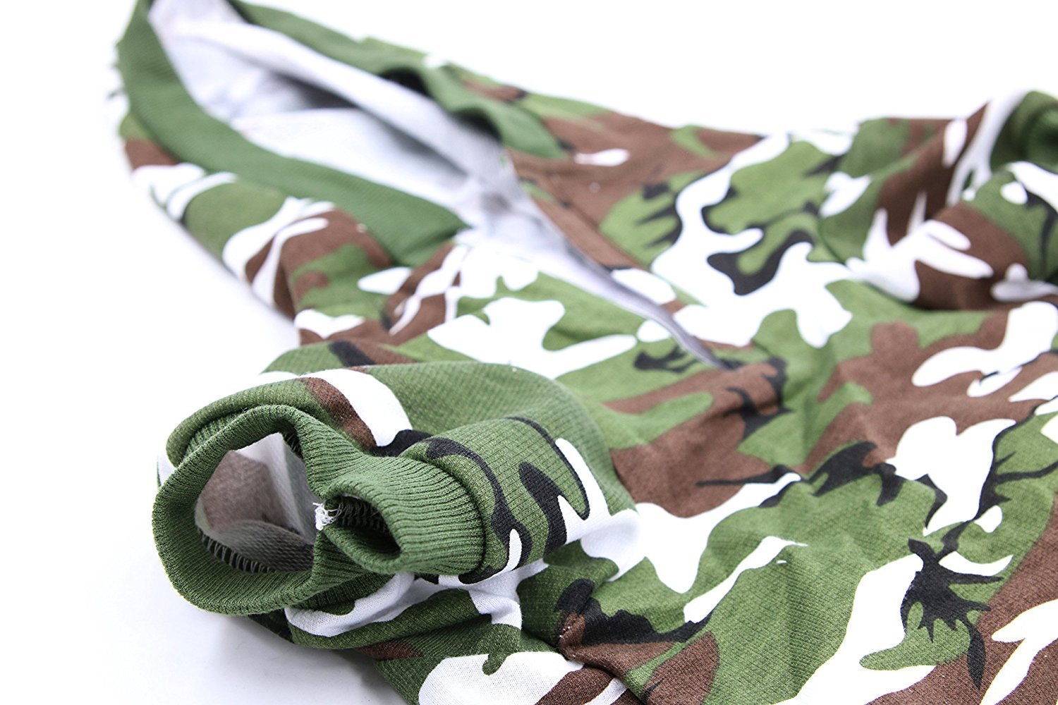DroolingDog Large Dog Hoodie for Boys - XXXXXL Green Dog Shirts | Warm Winter Outfit for Outdoor Walks & Pet Photos