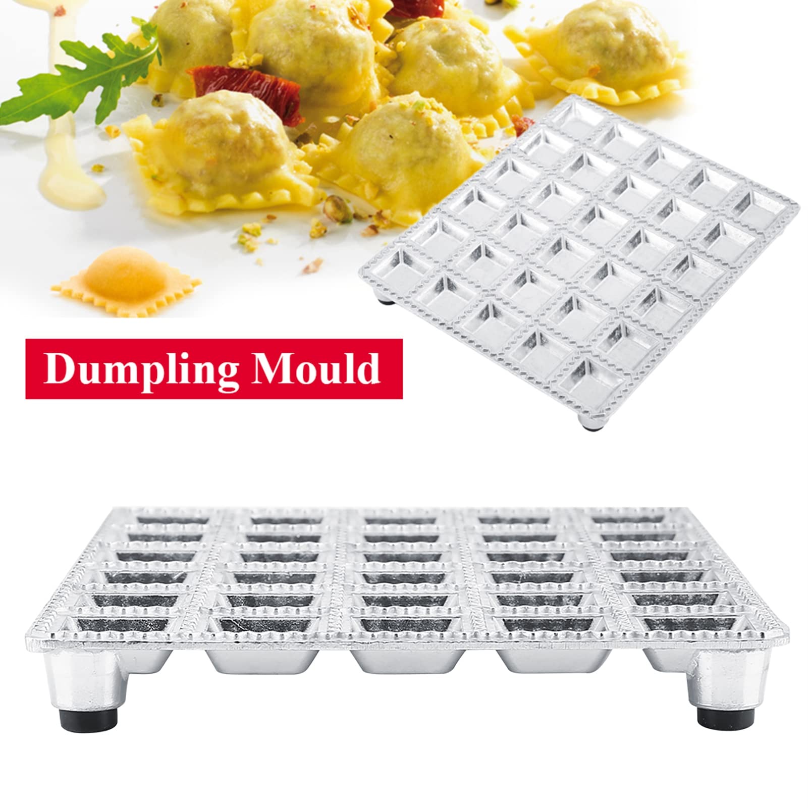 Stainless Steel Ravioli Maker - Energy Saving Dumpling Pastry Press - Mini Kitchen Gadget for Homemade Pasta, Dumplings & More | Perfect for Italian Cooking, Meal Prep & Family Fun