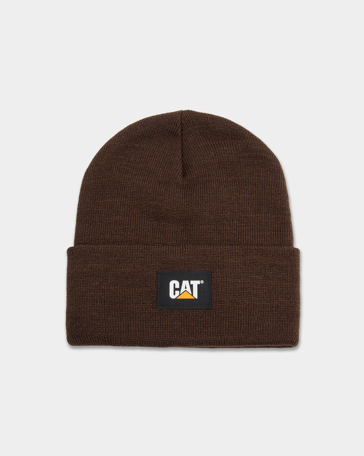 CAT LABEL CUFF BEANIE - Warm Knit Winter Hat for Men & Women - Perfect for Cold Weather, Outdoor Activities, and Street Fashion