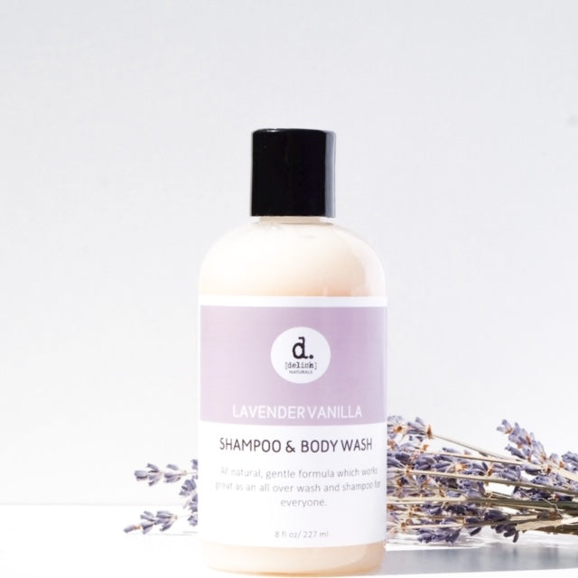 Delicious Shampoo & Body Wash Set - Natural & Moisturizing for All Hair & Skin Types - Perfect for Daily Use at Home, Gym & Travel