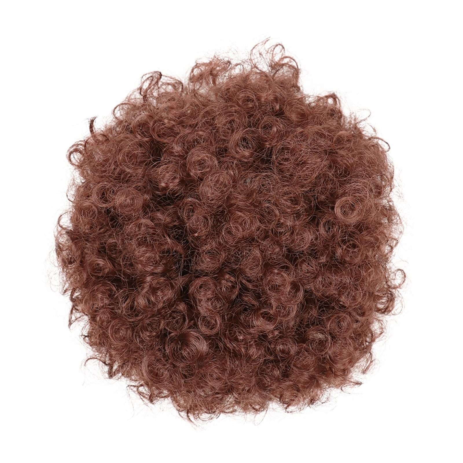 Women's Synthetic Afro Puffs Hair Bun - Drawstring Ponytail & Updo Extension for Short Curly Hair (Color: Q9 33) | Perfect for Daily Wear, Parties & Cosplay